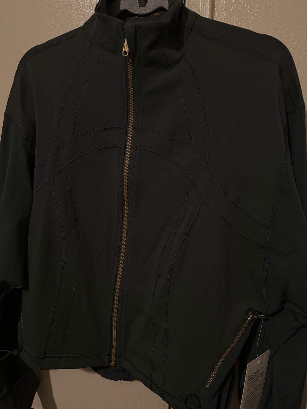 lululemon relaxed define dark green